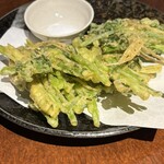 集合郎 - セリの天ぷら　予想以上に美味しかったです（失礼）。