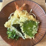 美味肴処Nori - 大海老の天盛うどん