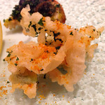 レストラン ル ボヌール - ランチコース(3240円) 芽キャベツと白魚のフリット