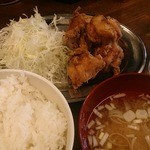 釧路食堂 - 骨なしザンギ定食（500円）