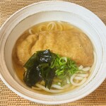 美味肴処Nori - でっかい一枚揚げのきつねうどん