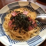 洋麺屋ピエトロ - 高菜とベーコン