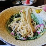 おそば 玉川 - 再訪：冷し中華の麦めん