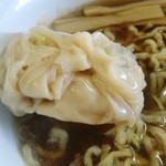 中華そば 七郎 - ワンタンアップ