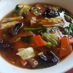 景山 - 景山ランチ・豚レバースタミナラーメン＆挽肉と韮のチャーハン1080