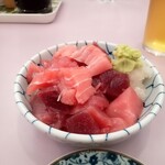 水口食堂 - まぐろぶつ切