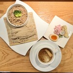麦の空 GACHI SOBA DOJO - 【限定】きなこの麺とあや姫の塩つけそば(2,000円)