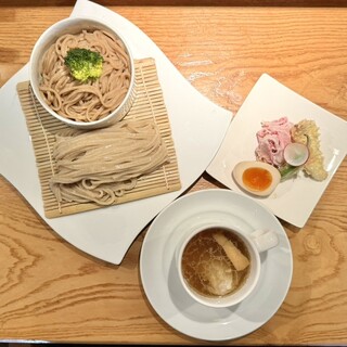 麦の空 GACHI SOBA DOJO - 料理写真:【限定】きなこの麺とあや姫の塩つけそば(2,000円)