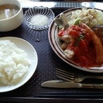 阿部食堂 - ミックスグリルセット（1,100円）