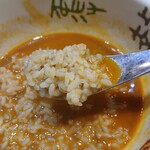 極上担々麵 香家 - 「鬼・担々麺」ライス