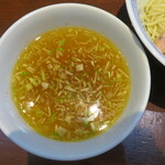 らぁめん 信 - 白醤油つけめん/つけ汁