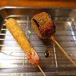 のんき - なす、エビ