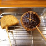 のんき - しいたけ肉づめ、黒ハンペン