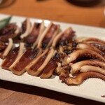 魚金 - ◯イカ一夜干し（柚庵焼き)¥1,430
…西京味噌と柚子の風味を感じる
イカの一夜干し…これは日本酒に合う〜♡(*´Д｀*)