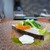 Refugeforestiere 五島 - 料理写真:鰆（宗像）のコンフィ、菜の花、カリフワラー、柚子とレフォールのソース、春菊のソース