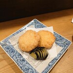 楓 - 海老真丈揚げ　¥900