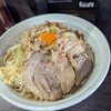 ラーメンピース - 料理写真:汁なし、ヤサイ少な目、麺やわらかめ、アブラマシ。今日のアブラは無味だった。そこだけわずかに残念。