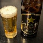 うなぎ赤垣 - 赤垣(瓶ビール)