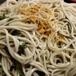 七味唐辛子をかけて・・・