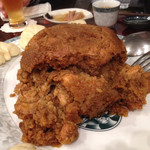 趙楊 - 2015年1月下旬。鶏肉と蒸しもち米包み　蒸しパン添え。