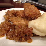 趙楊 - 2015年1月下旬。鶏肉と蒸しもち米包み　蒸しパン添え。