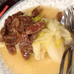 趙楊 - 2015年1月下旬。絶品。四川のソーセージと白菜の合わせもの。