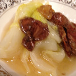 趙楊 - 2015年1月下旬。絶品。四川のソーセージと白菜の合わせもの。