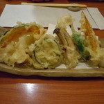 とんがらし - 穴子と野菜の天ぷら