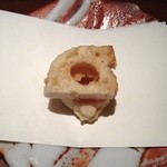 天ぷら 元吉 - Ｈ27.1 蓮根