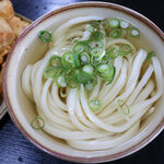 手打ちうどん ひさ枝 - 料理写真:冷かけ400円＋とり天300円