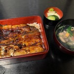 うなぎ赤垣 - 赤垣(鰻重特上、肝吸い)