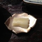 天ぷら 元吉 - Ｈ27.1 口直しの生姜