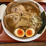 めん和正 - 中華麺1玉(950円)＋味玉(50円)＋チャーシュー(350円)