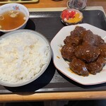 櫻井食堂 - 料理写真:肉団子　大ライスセット