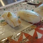 鮨おおね田 - マツカワ　イカ