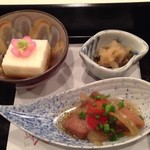 三種盛りの小鉢