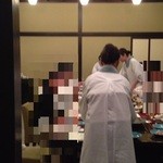 石焼料理 木春堂 - 割烹着のおねえさんが焼き焼きしてくれます♡