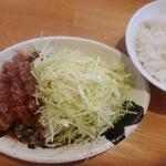 ラーメンちゃん - 料理写真:トンテキ150gライス+ラーメンのセット