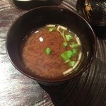 天ぷら 元吉 - Ｈ27.1 赤出汁