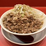 麺屋 あっ晴れ - 汁無醤油豚マシ
