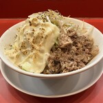 麺屋 あっ晴れ - 汁無醤油炙りチーズ