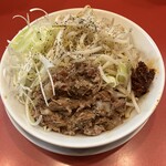 麺屋 あっ晴れ - 汁無醤油白髪ネギ辛ジロー
