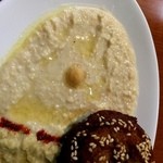 エジプシャンレストラン&カフェ スフィンクス - 1/24オフ会　ホンモス（フムス）　homos 　ひよこ豆のペースト