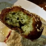 エジプシャンレストラン&カフェ スフィンクス - 1/24オフ会　ファラフェル　falafel　ソラマメのコロッケ