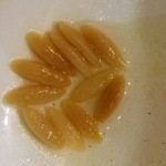 エジプシャンレストラン&カフェ スフィンクス - 1/24オフ会 スープに入っている「雀の舌」パスタ