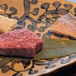 鐵板燒大見 - 今日の主役　近江牛、お魚、リゾット