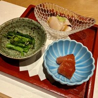 割烹 龍馬 - 旬の前菜盛り合わせ
