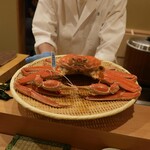 鮨 やすみつ - 越前蟹：茹で上げ