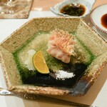 鮨 やすみつ - 甘鯛松笠揚げ