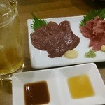 やきとん 木々家 二号店 池袋芸術劇場前店 - ホッピー白と、刺し